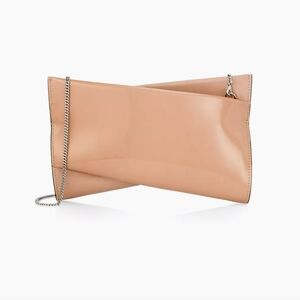 Christian Louboutin Small Loubitwist Patent leather Clutch